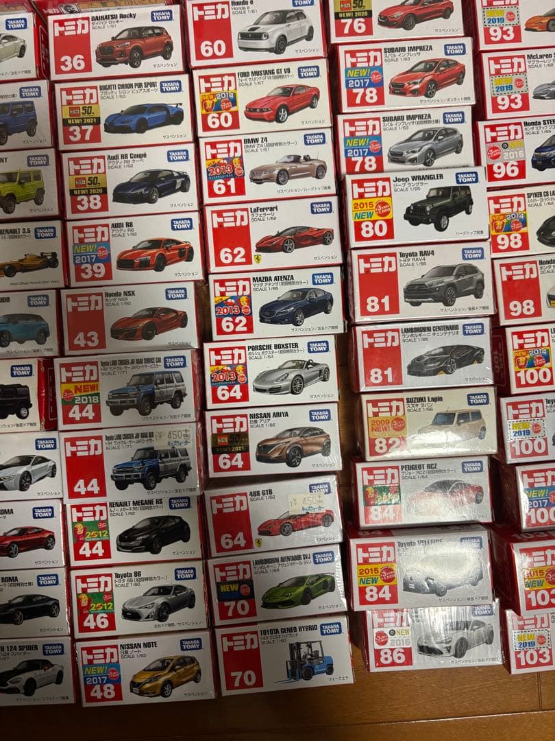 トミカ　107台セット　絶版多数