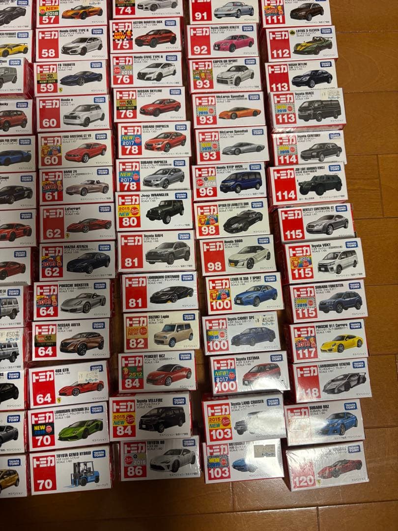 トミカ　107台セット　絶版多数