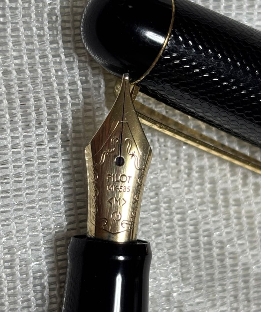 PILOT 万年筆 14K-585 中字 M 軸模様あり パイロット 万年筆