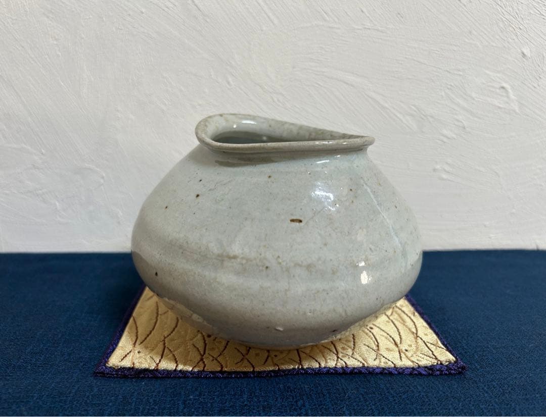 李朝　堅手壺