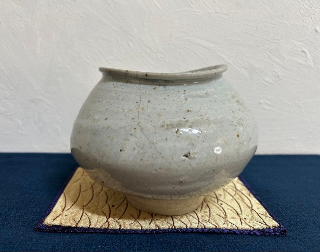 李朝　堅手壺