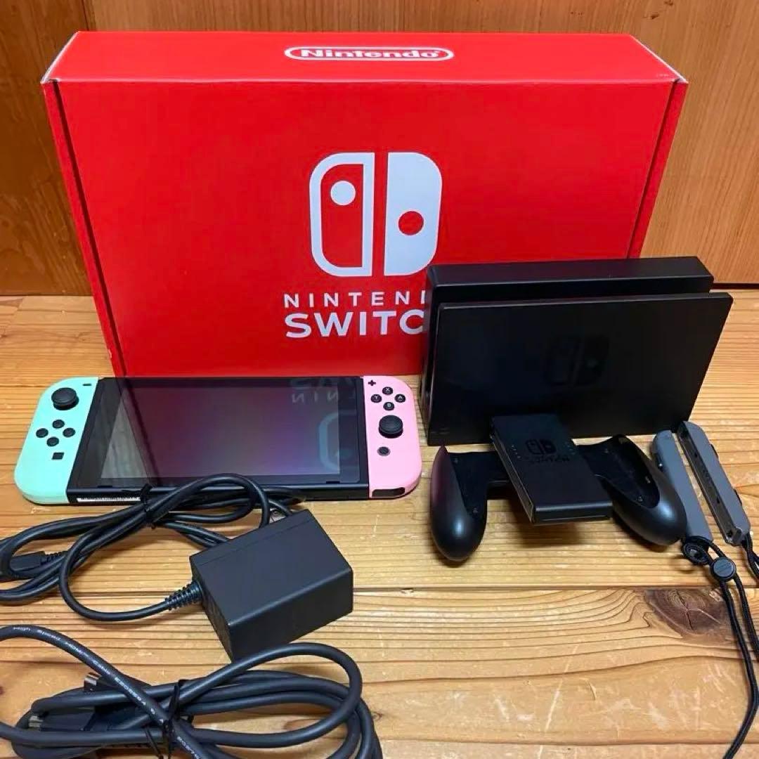 Nintendo Switch 本体 ピンク/ミント Joy-Con付き