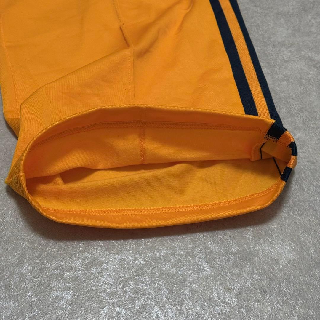 美品 アディダス ベッケンバウアー トラックパンツ ジャージパンツ オレンジ