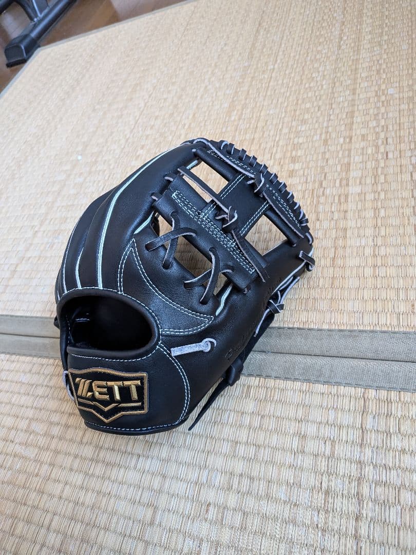新入生大歓迎 ZETT 硬式野球・内野手用グローブ 黒