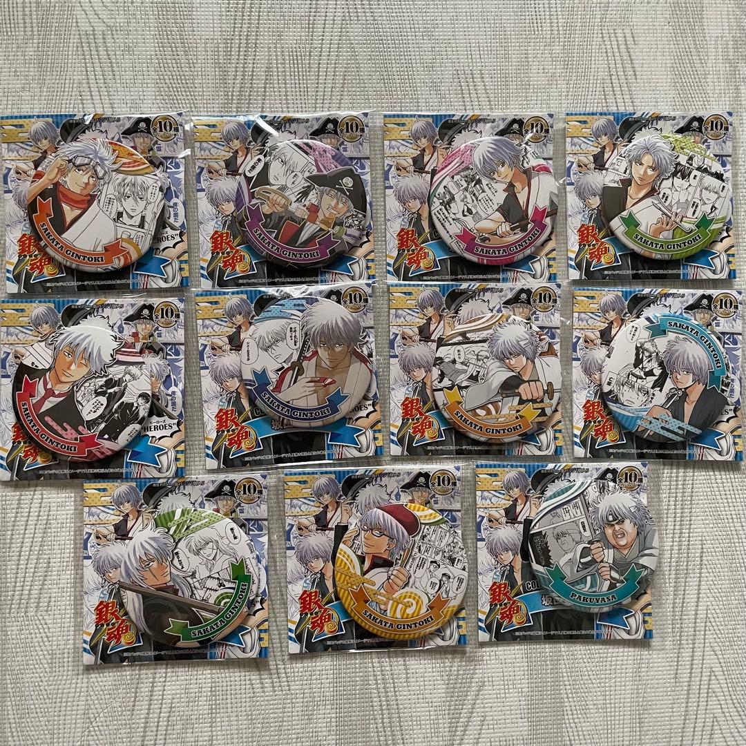 銀魂 HEROES 缶バッジ コンプセット