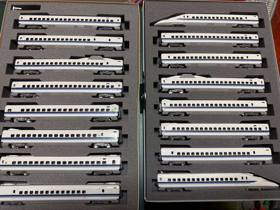 【室内灯有】KATO 10-276/277/398 700系のぞみ16両セット