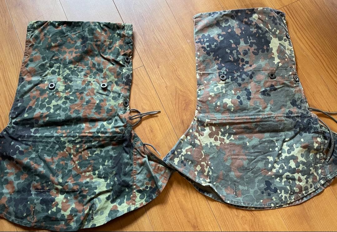 ドイツ軍幕放出品パップテント専用ポールペグポンチョフード収納袋ポールペグ収納袋