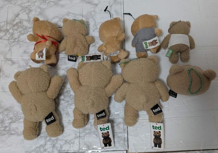 tedグッズ　まとめ売り　ぬいぐるみ　バッグ