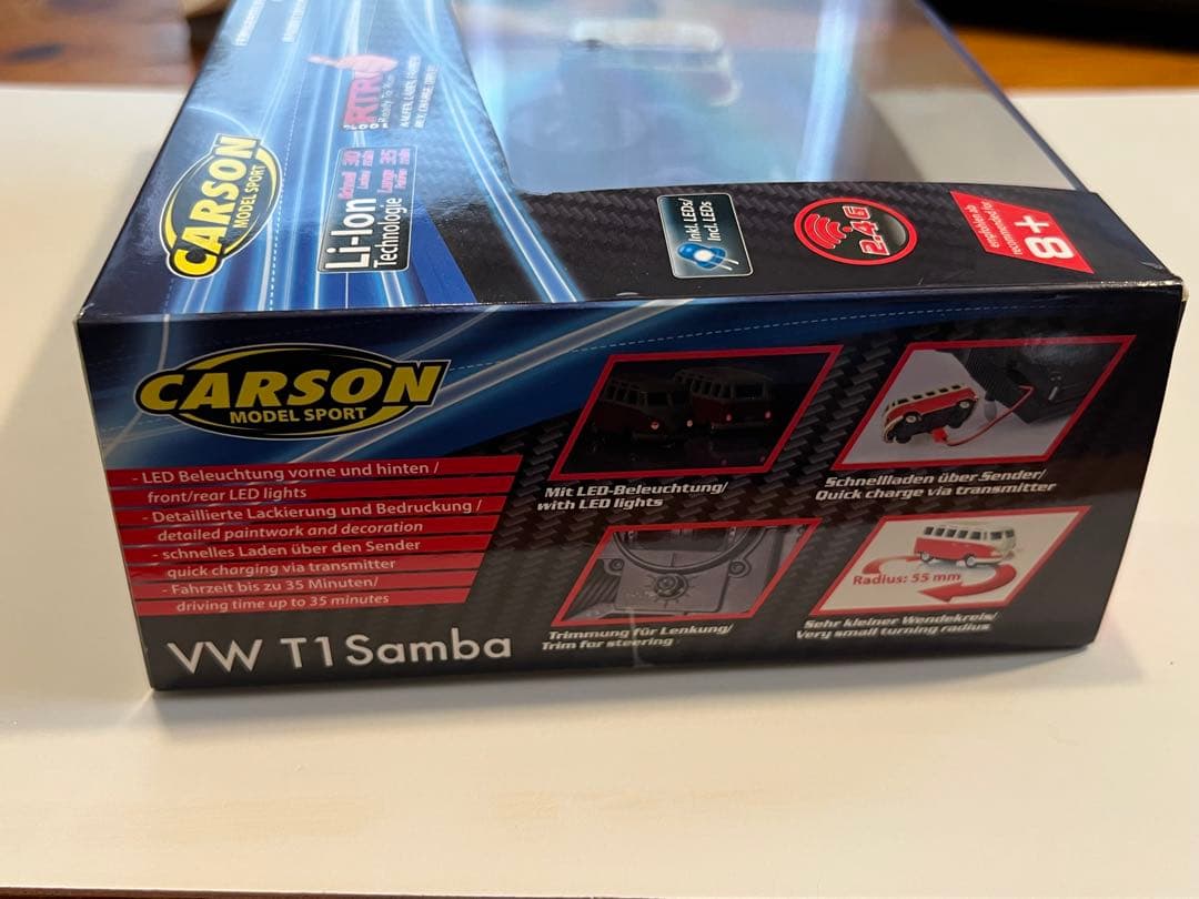 CARSON RTR ラジコンカー 1/87ワーゲンバス