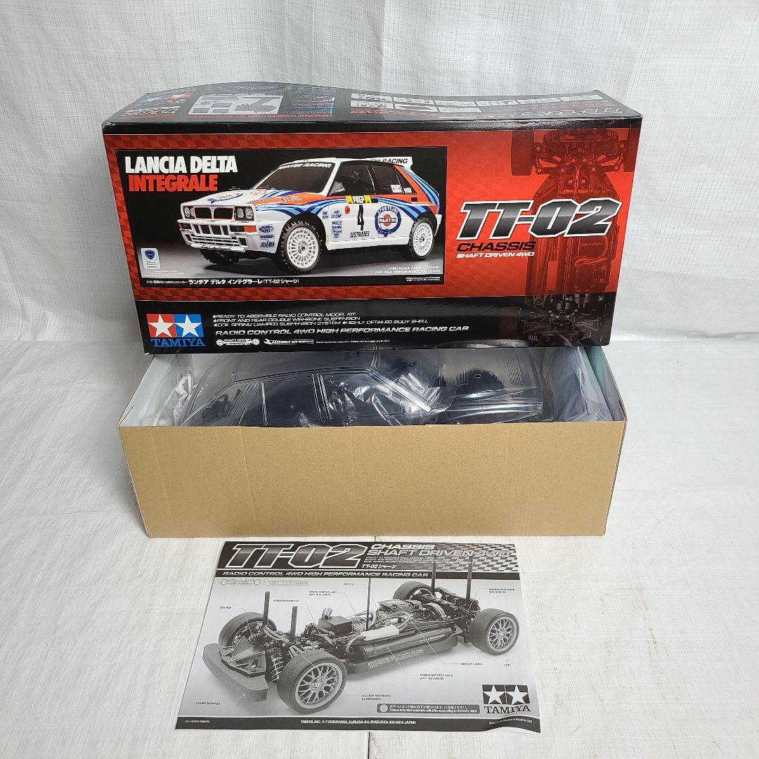 新品　タミヤ　ランチアデルタインテグラーレ（TT-02シャーシ）