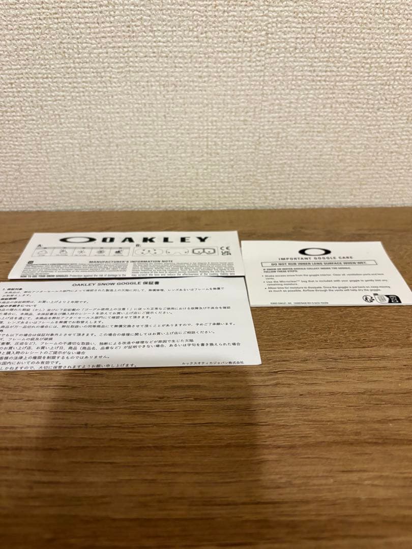 オークリー OAKLEY FALL LINE L + CLEAR LENS