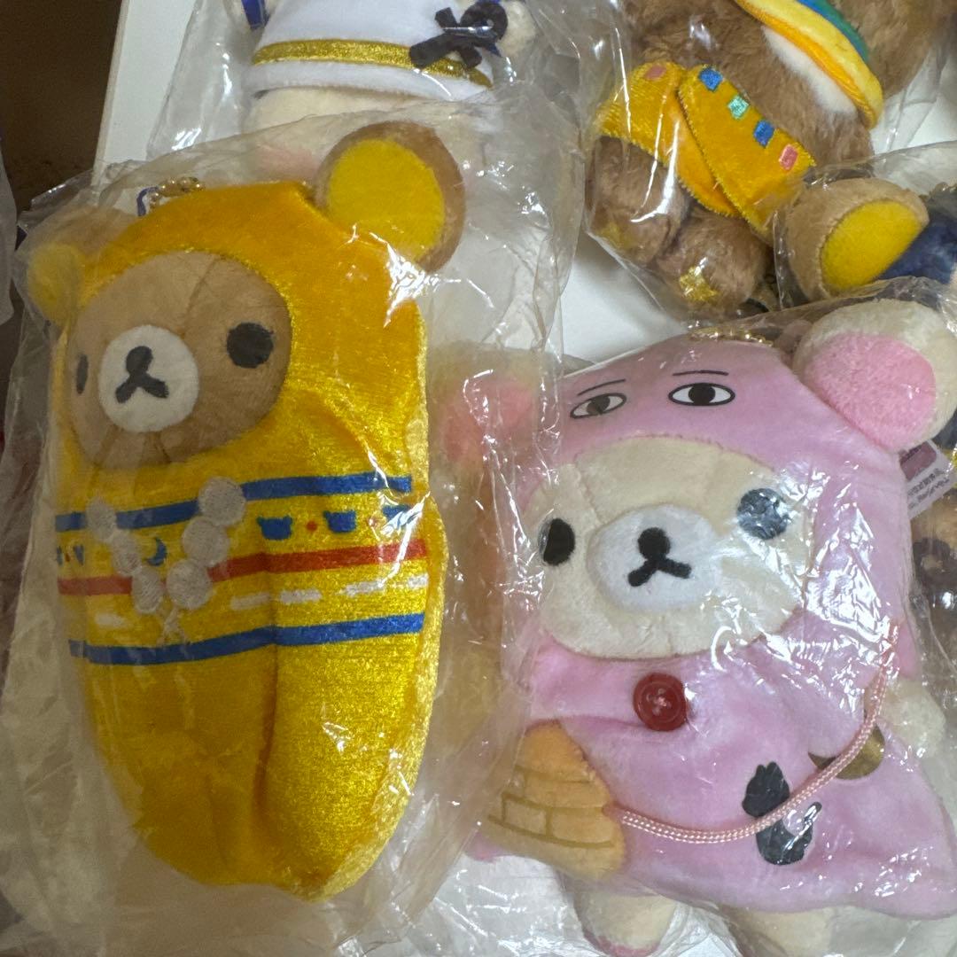 古代エジプト展　リラックマぶらさげぬいぐるみ7体セット