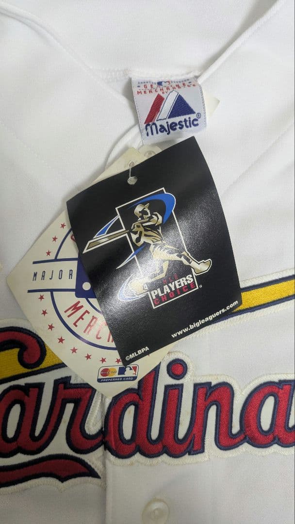 MLB正規品　田口 カージナルス ユニフォーム Majestic キャップ付き