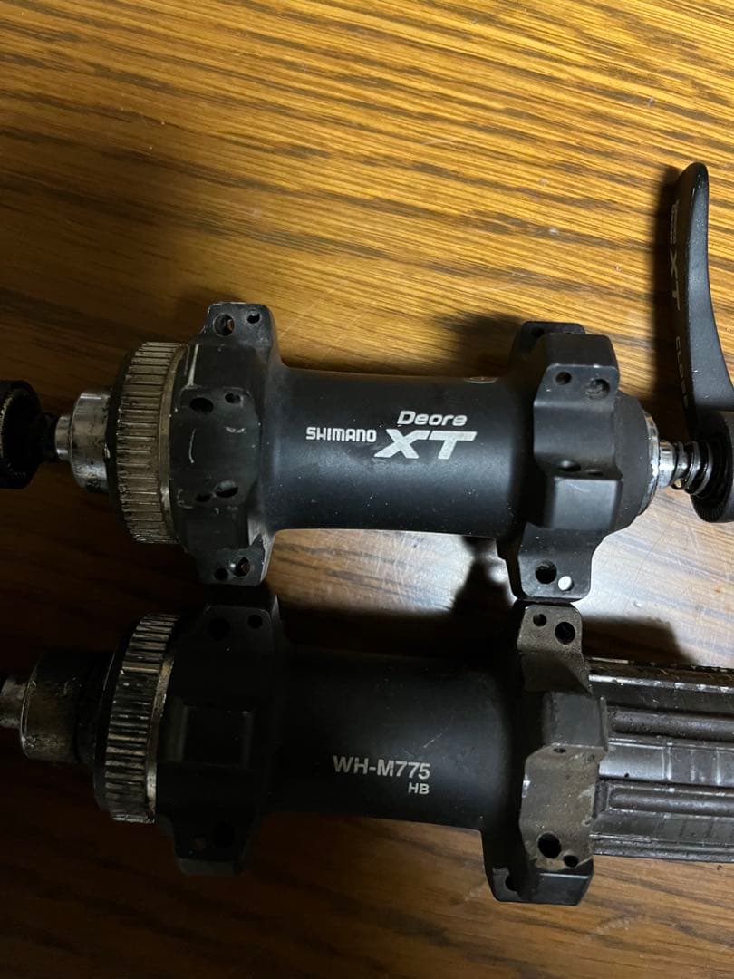 SHIMANO DEORE XT WH-M775 DISC ハブセット