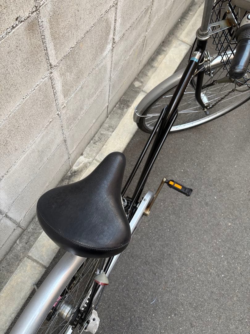 <電動用両タイヤ新品>シティサイクル内装３段