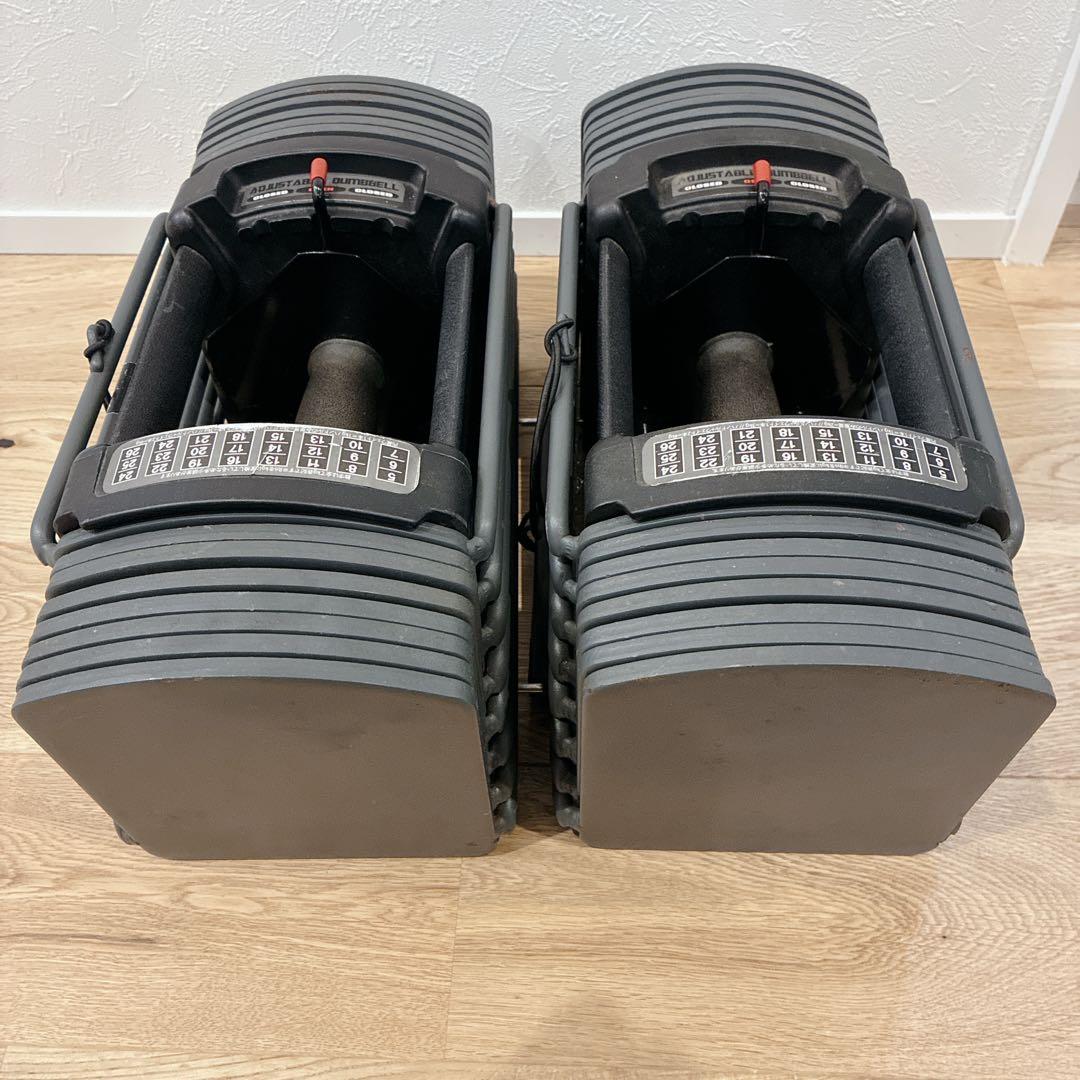 ①ADJUSTABLE DUMBBELL 26kg 可変式ダンベル 筋トレ