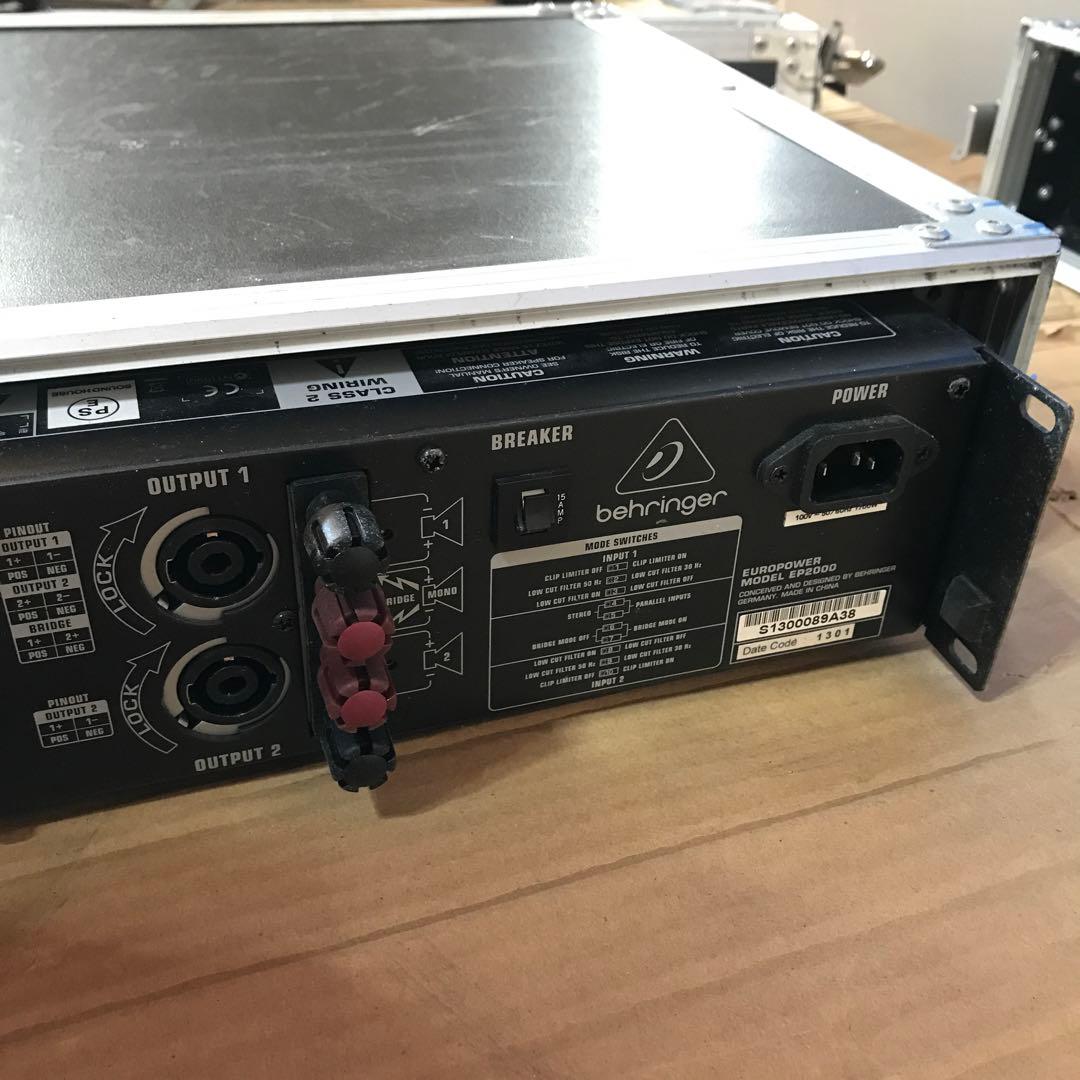 BEHRINGER EP1500 パワーアンプ ベリンガー　ジャンク