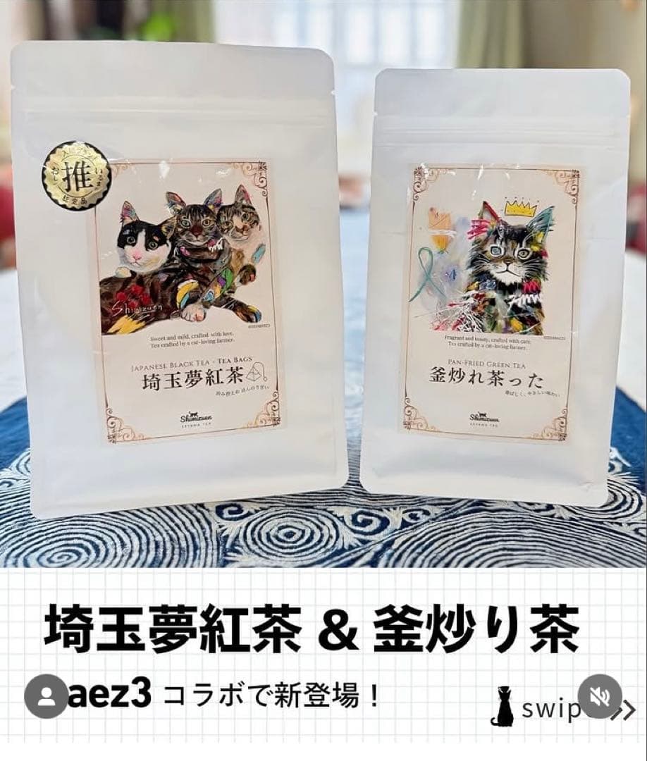 猫の絵　絵画　アクリル画　花　メインクーン　木製パネル　BAEZ3