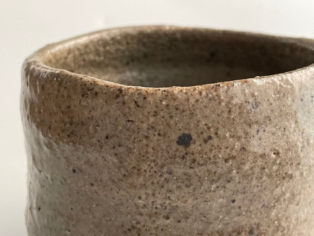 陶芸家　テーラー　上口愚朗　雲谷斎　筒茶碗　抹茶碗　箱なし