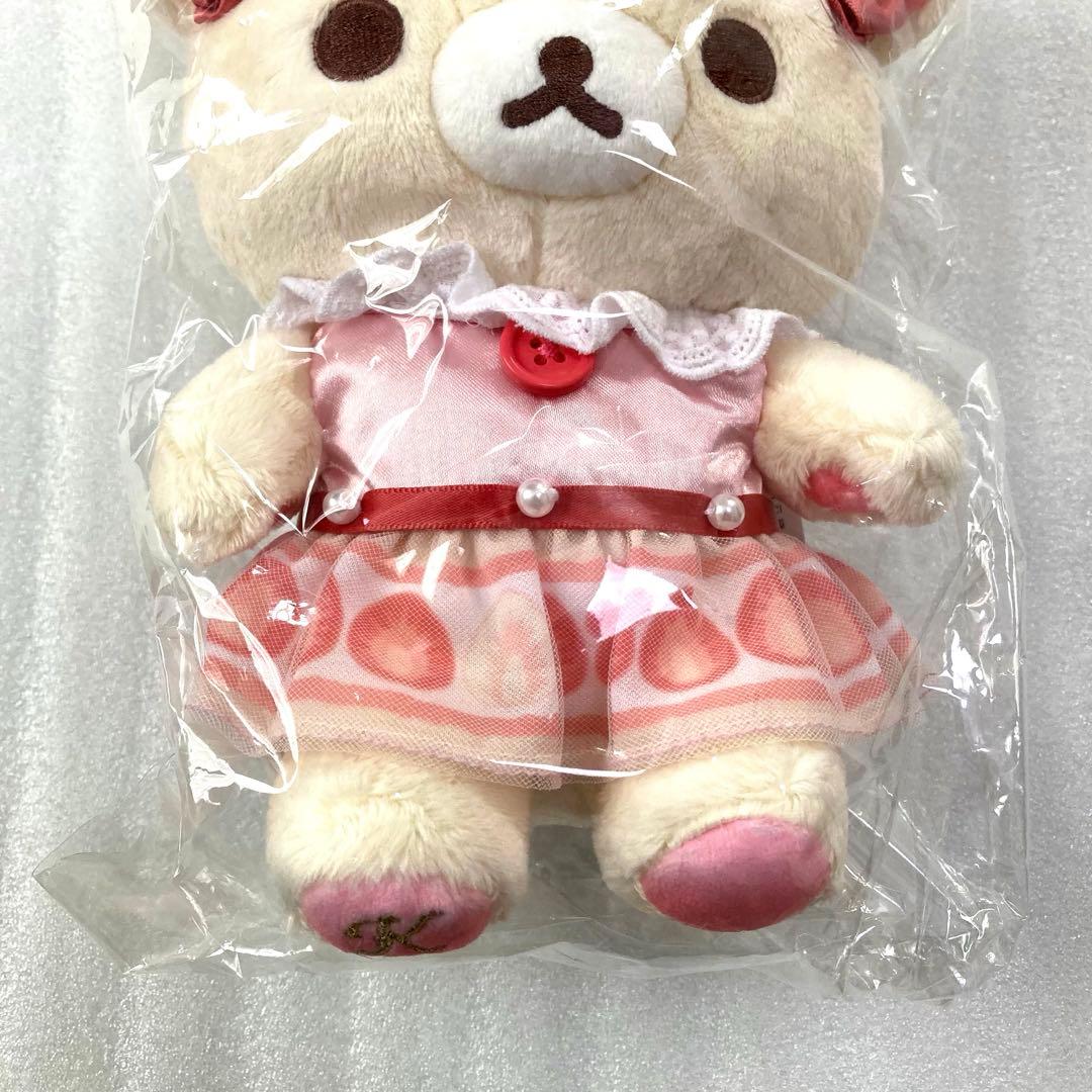 リラックマストア限定 コリラックマ ストロベリーショートケーキ ぬいぐるみ