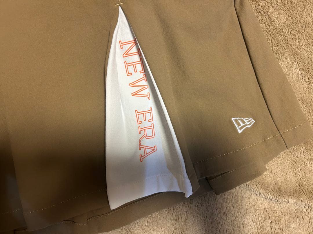 NEW ERA ゴルフ　プリーツ　スカート ベージュ　M
