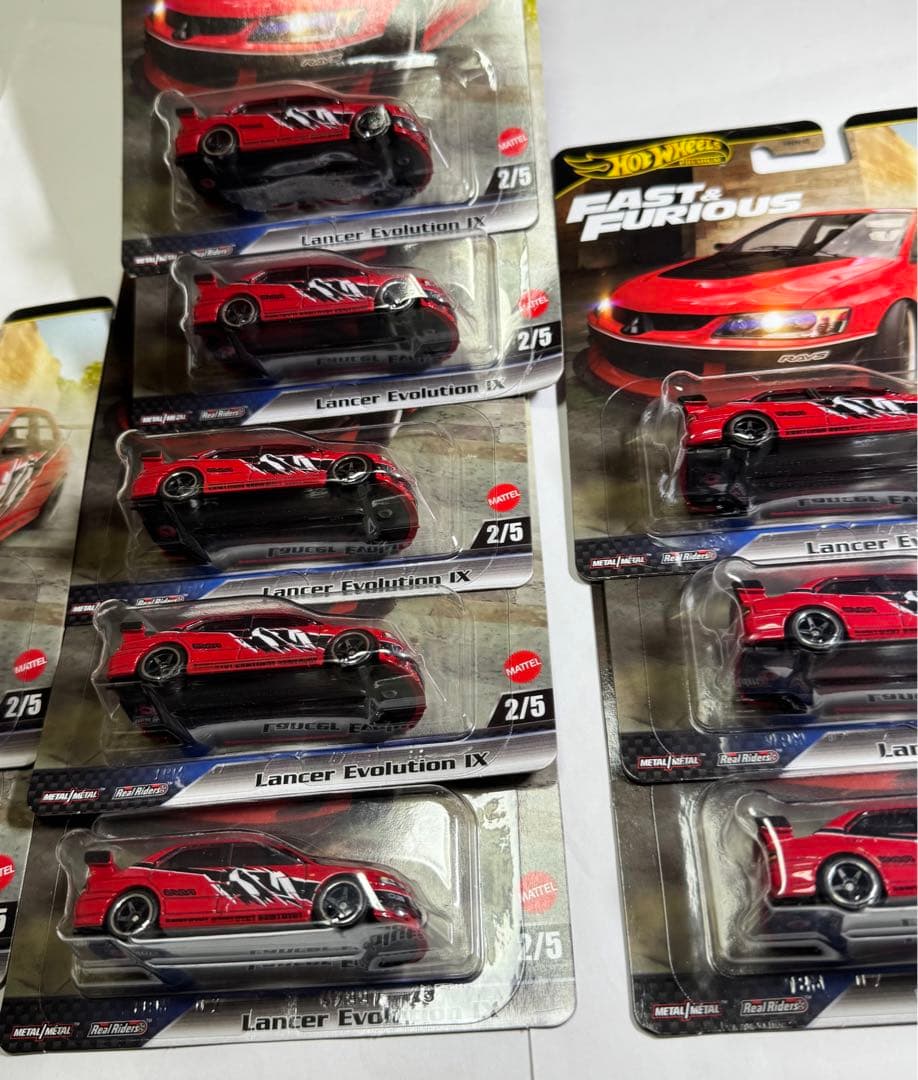 ホットウィール　ワイルドスピード　 Lancer Evolution 10台