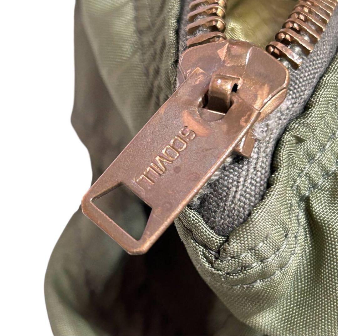 ビンテージ　80s　85年　ミリタリー　米軍　ヘルメットバッグ　スコービル