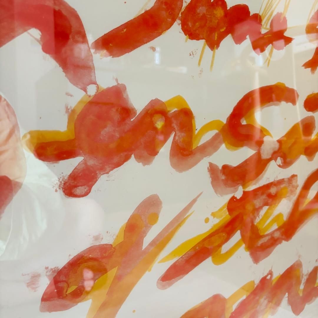 Cy Twombly サイトゥオンブリー 特注額装付き 展覧会限定ポスター