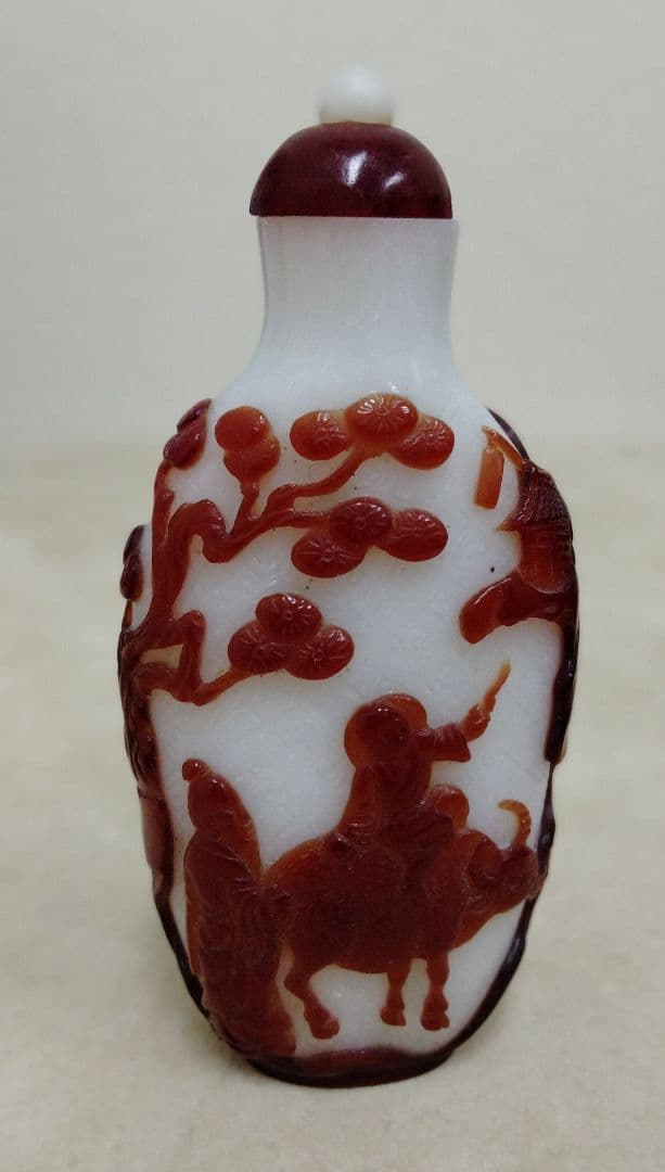 【最終お値引きです】美品　珍品　 古美術品　鼻煙壺 　骨董品 　ガラス 中国物