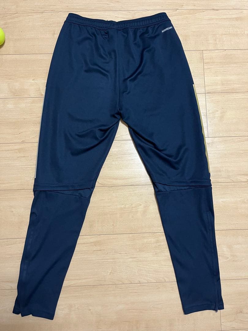 リーズ　adidas Leeds United ジャージ ネイビー　上S下M美品