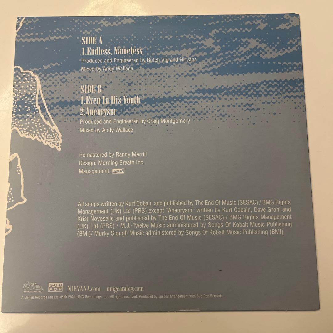 NIRVANA ニルヴァーナ　アメリカ　ロックバンドレコード