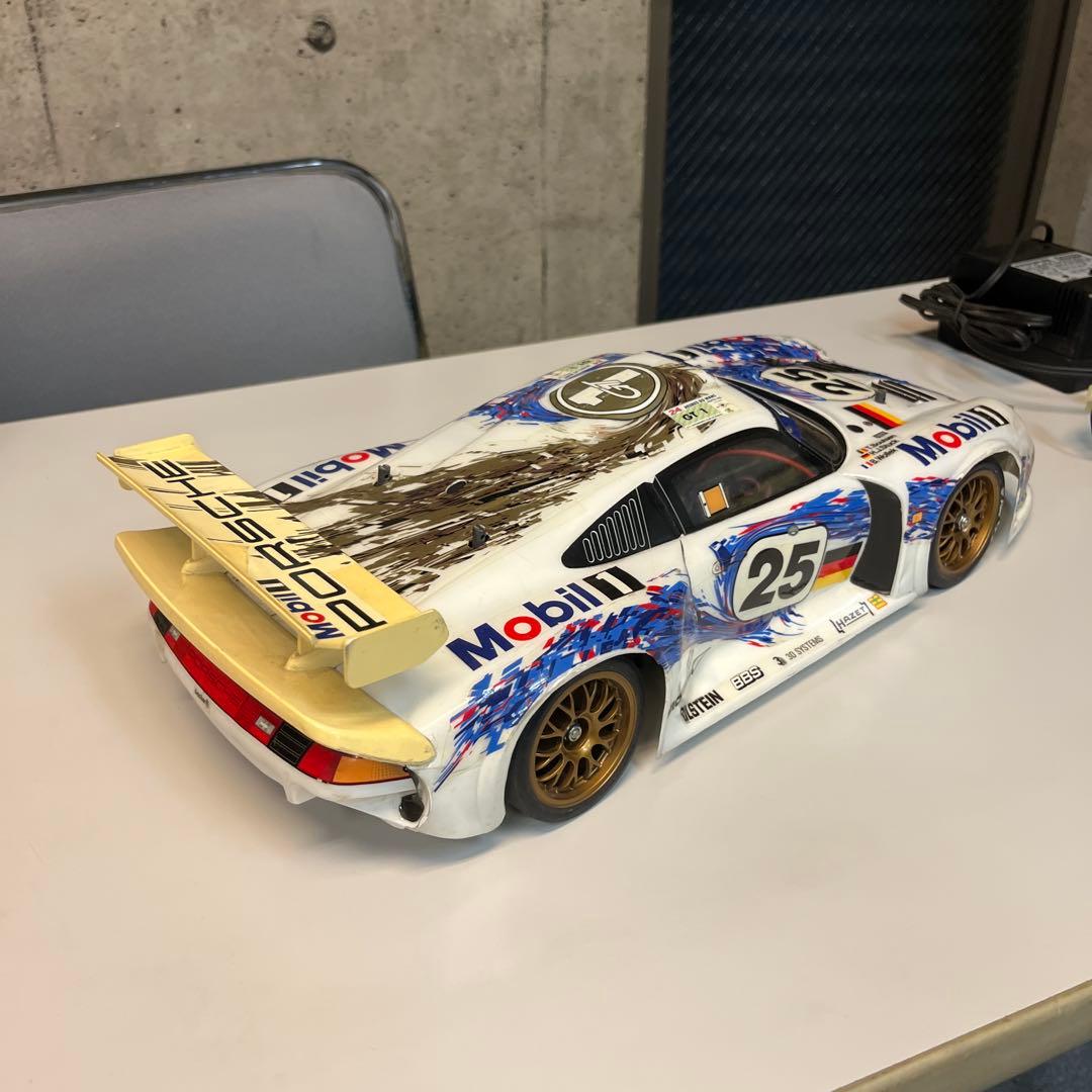 ポルシェ911GT1 TA03R-S プロポ、サーボ付ジャンク部品取りにて