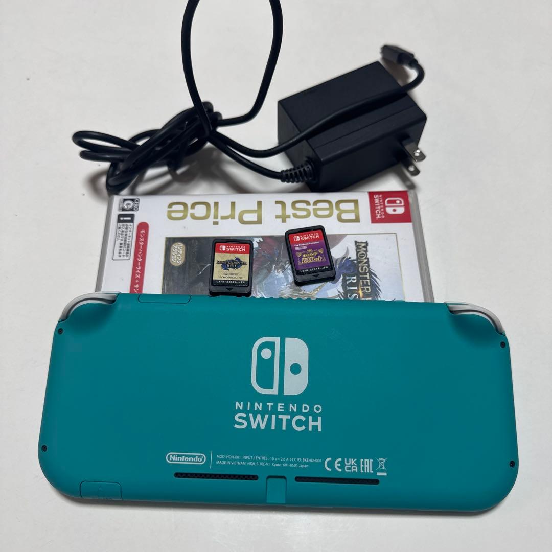Nintendo Switch Lite ターコイズ + ゲームソフト2本