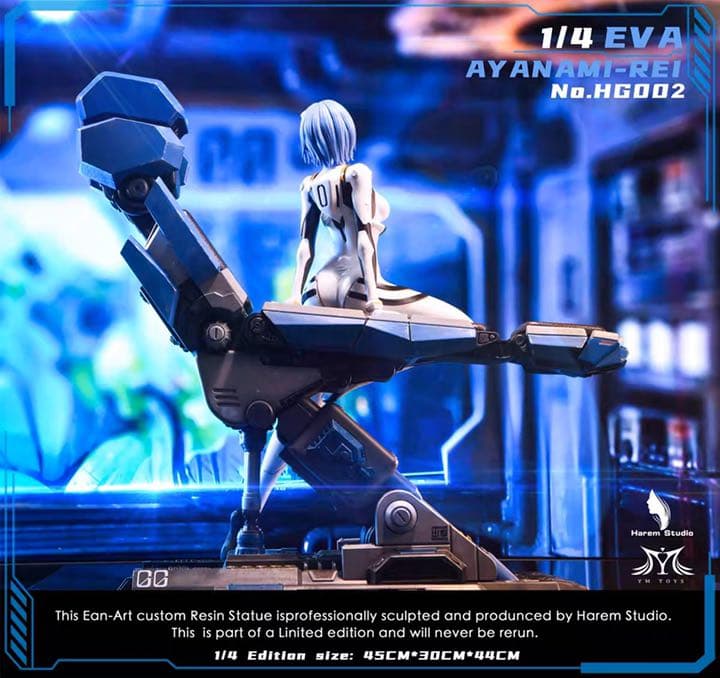 新世紀エヴァンゲリオン 綾波レイ 1/4 ガレージキット ガレキ スタチュー ①