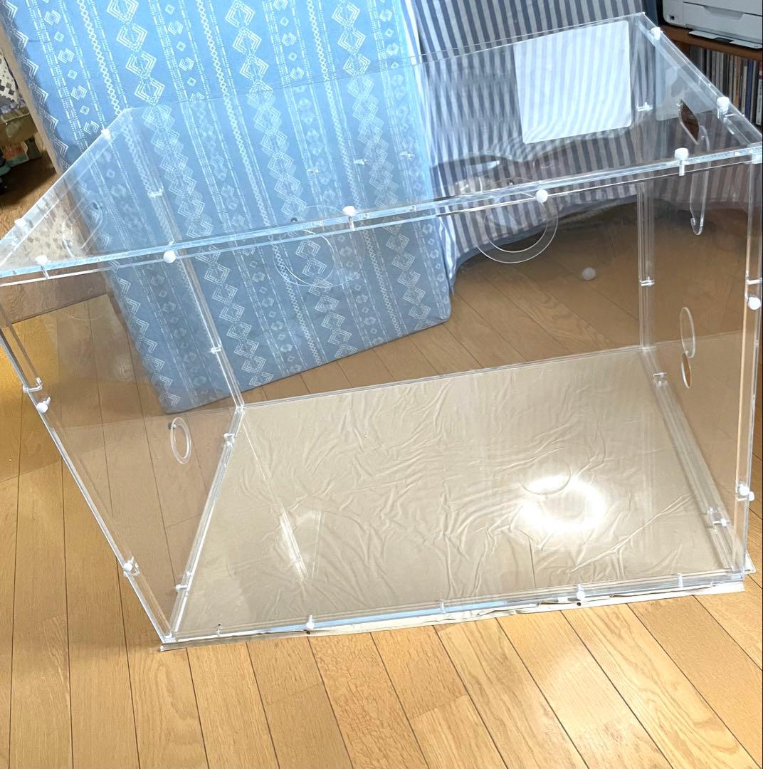 O2 Charge 通気口付き　アクリルケージ ペット用