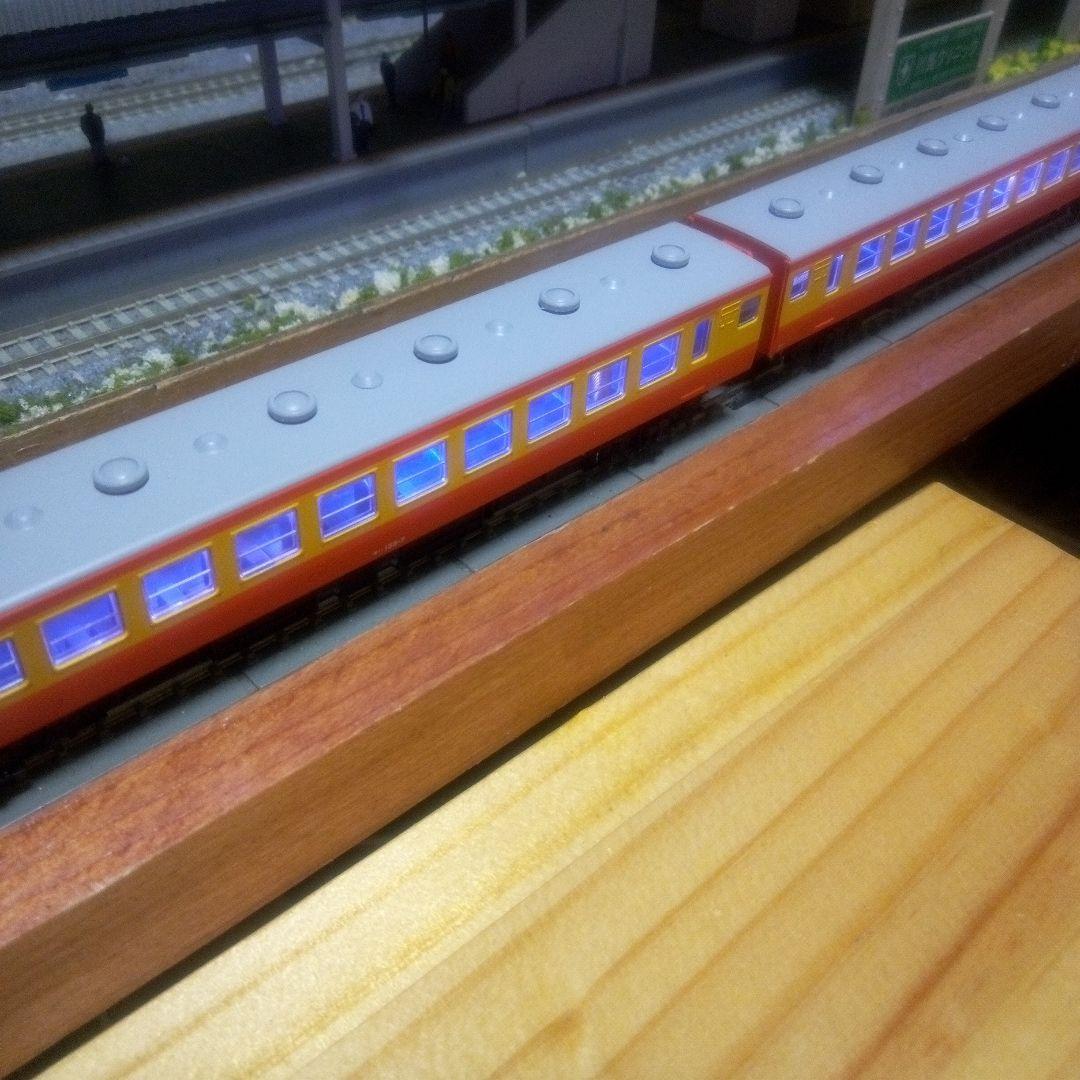 155系修学旅行電車「ひので号」8両セット室内灯付