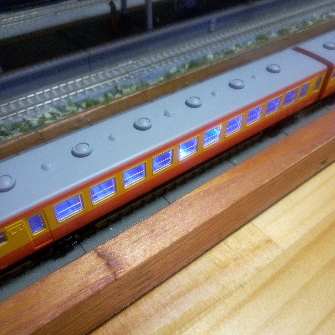 155系修学旅行電車「ひので号」8両セット室内灯付