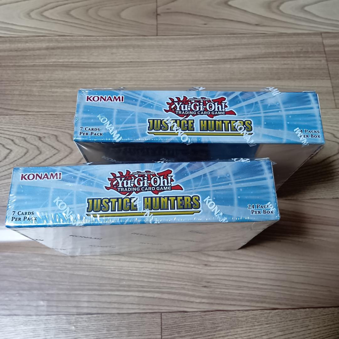 2BOXセット シュリンク付き 遊戯王 英語版 ジャスティス・ハンターズ 新品
