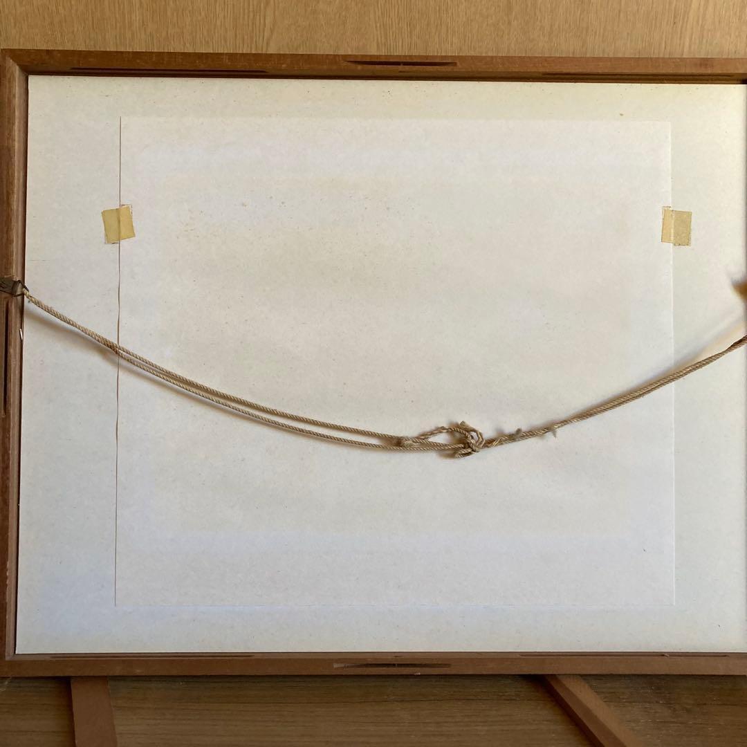 輪王寺冬日　仙台　1974 廣長威彦作　版画