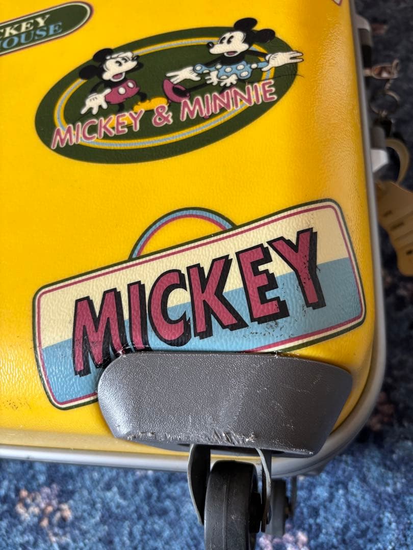ミッキーマウス キャリーケース イエロー