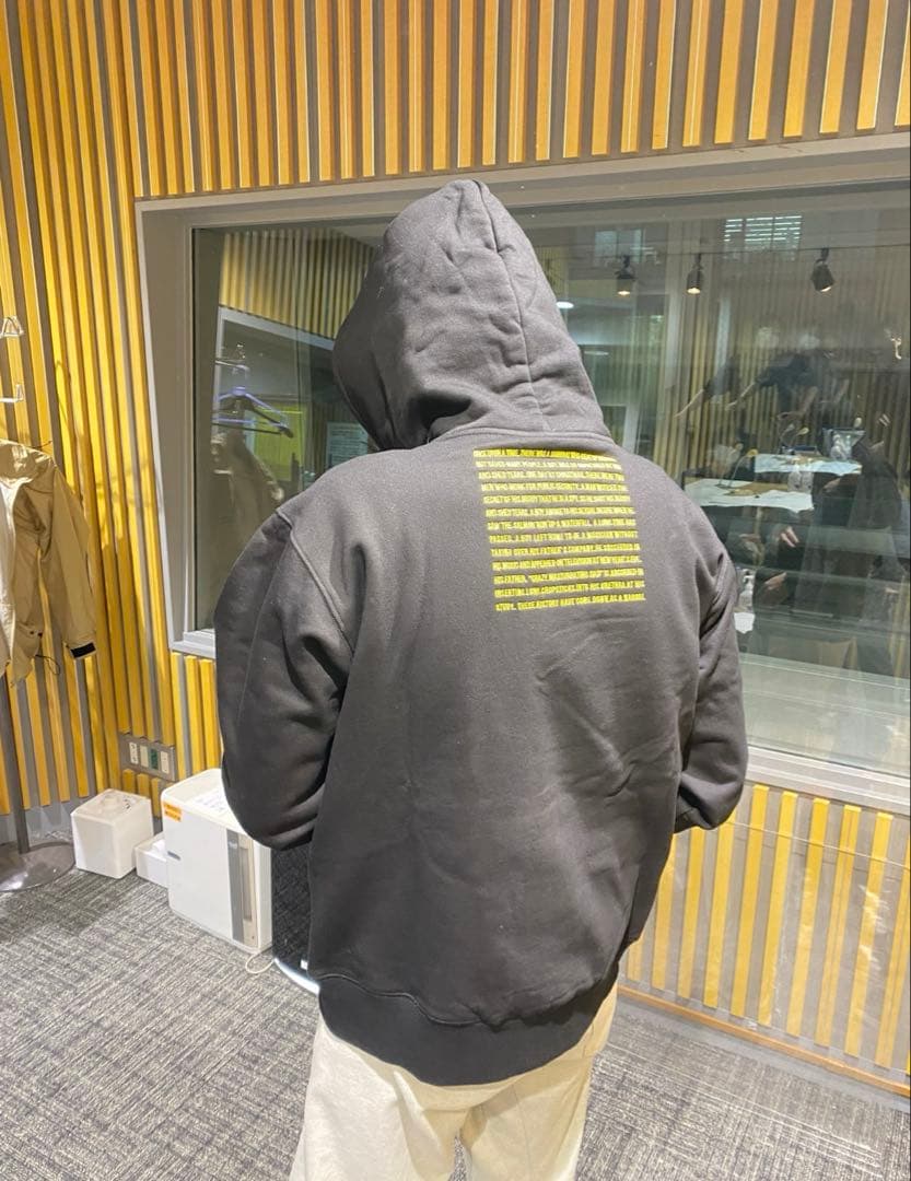 【新品未使用】菅田将暉　オールナイトニッポン　オフィシャルパーカー黒　サイズXL