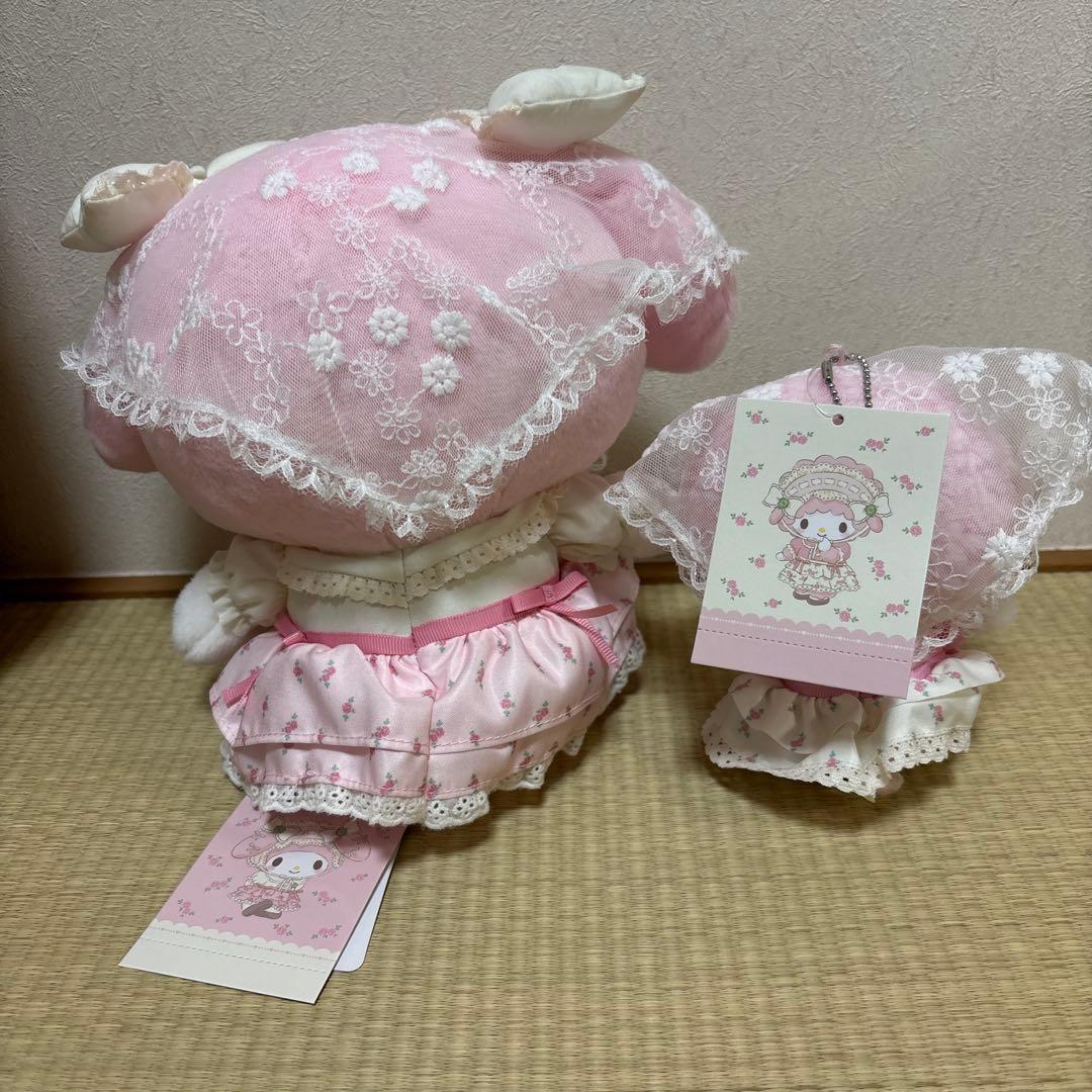 マイメロディ マスコット キーホルダー フォレストレース デザイン ぬいぐるみ