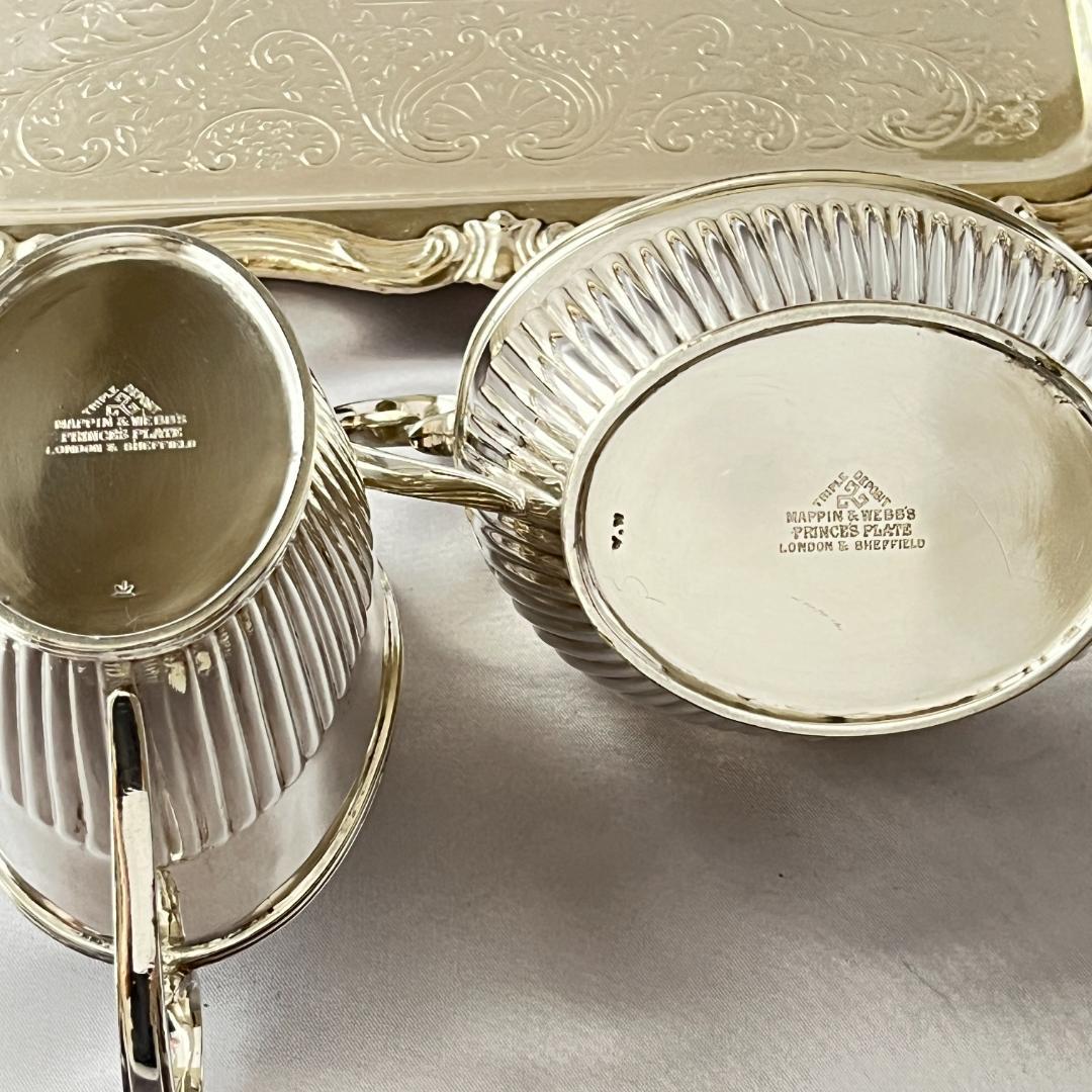 【Mappin & Webb】ミルクジャグ/シュガーボウルマッピンアンドウェッブ