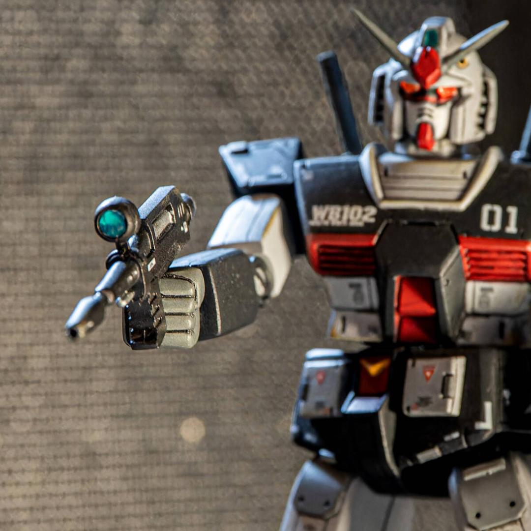 1/144スケール 旧キット ガンダム 各部改造・プロトタイプガンダム風