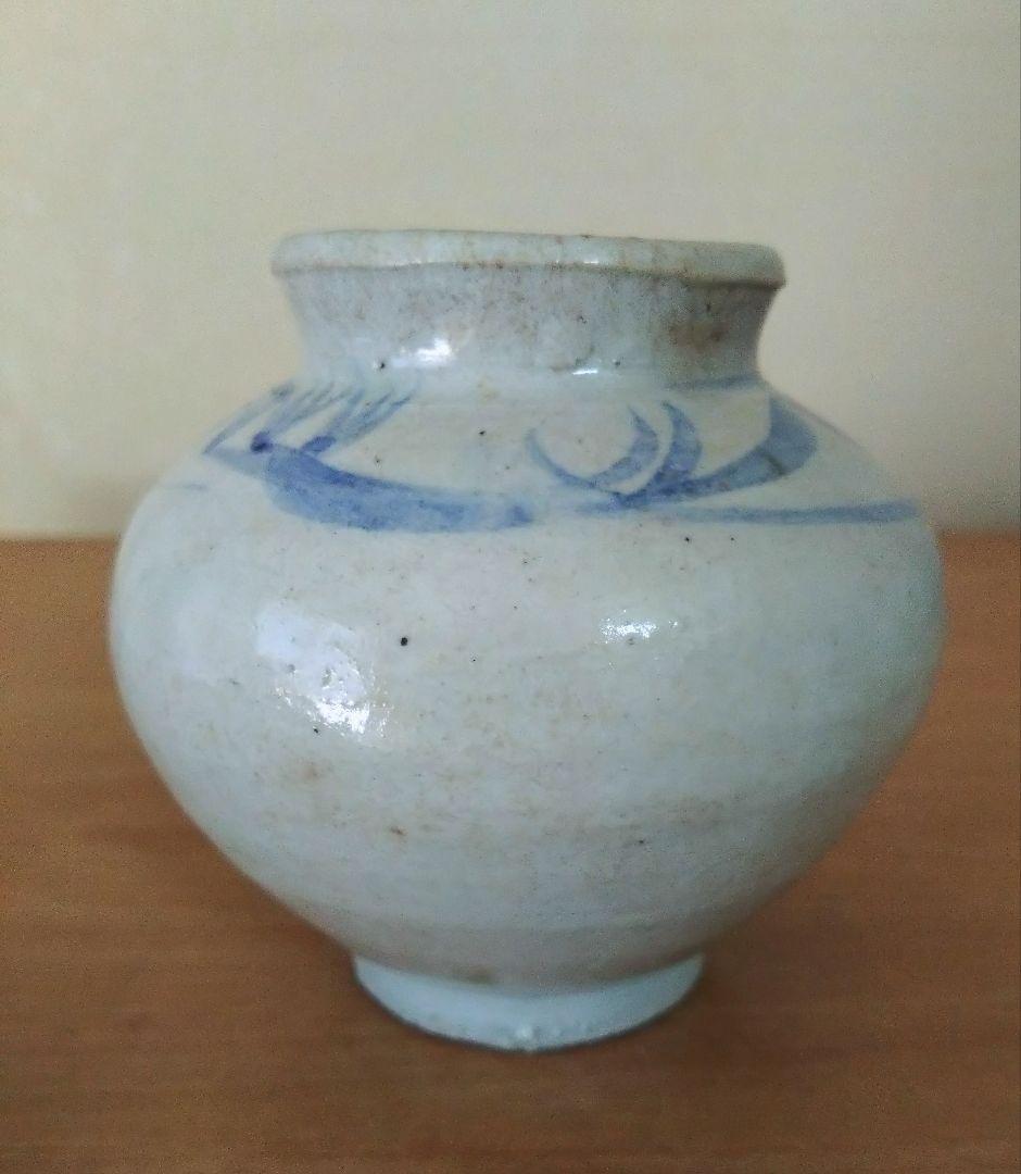李朝染付小壺　古美術　李朝 小壺