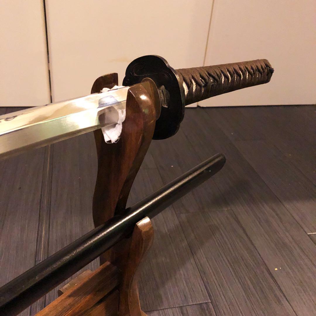 高級模造刀　高級居合刀　研波刃　合金　本格