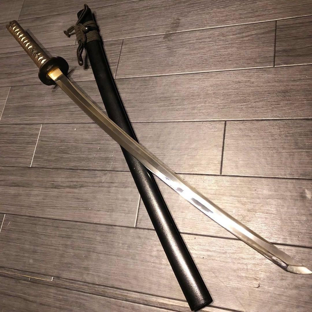 高級模造刀　高級居合刀　研波刃　合金　本格
