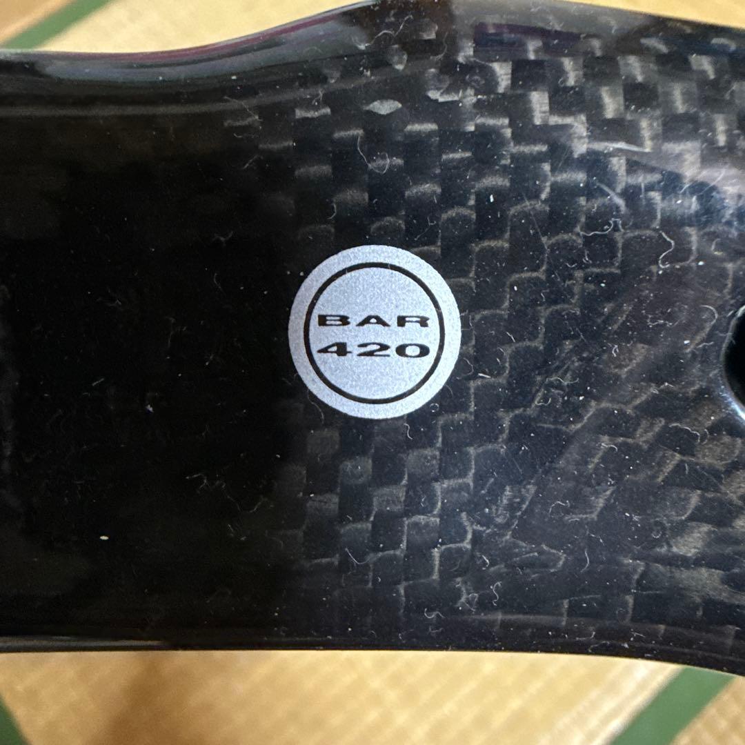 Cinelli420mm一体型カーボンハンドル