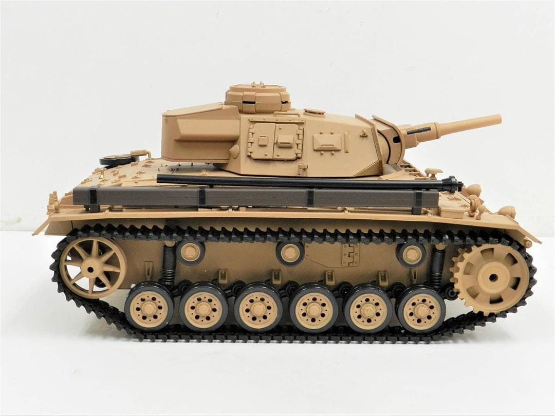 技術基準適合証明済 ヘンロン 1/16 戦車ラジコン ドイツ陸軍 Ⅲ号 H型