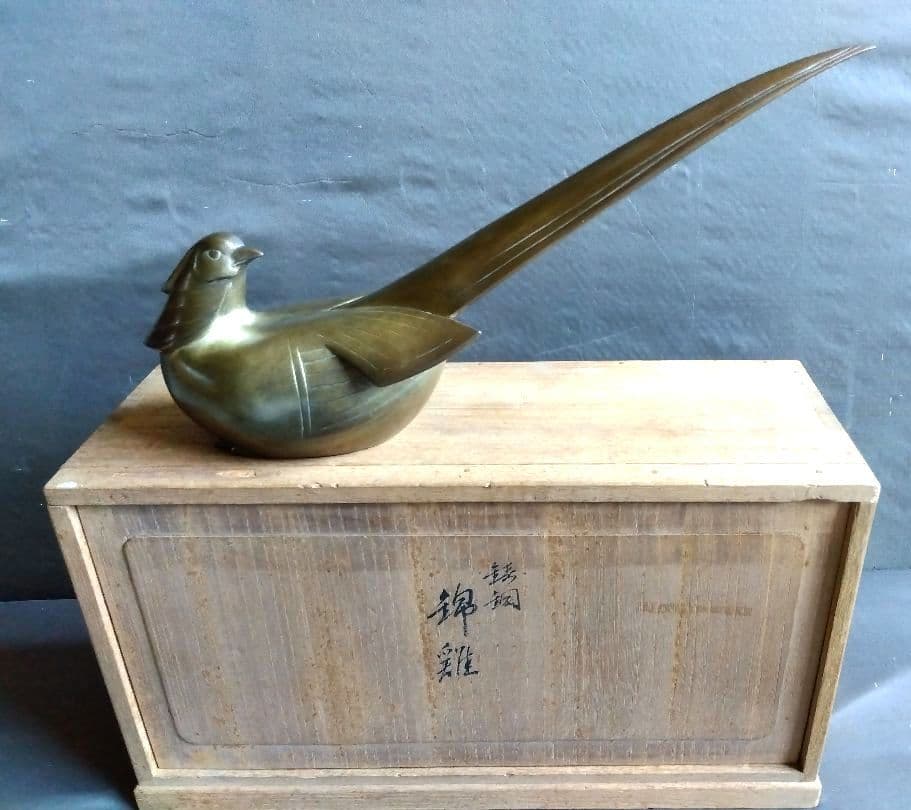 鋳物　錦鶏